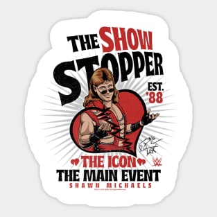 Shawn Michaels The Show Stopper Retro Sticker